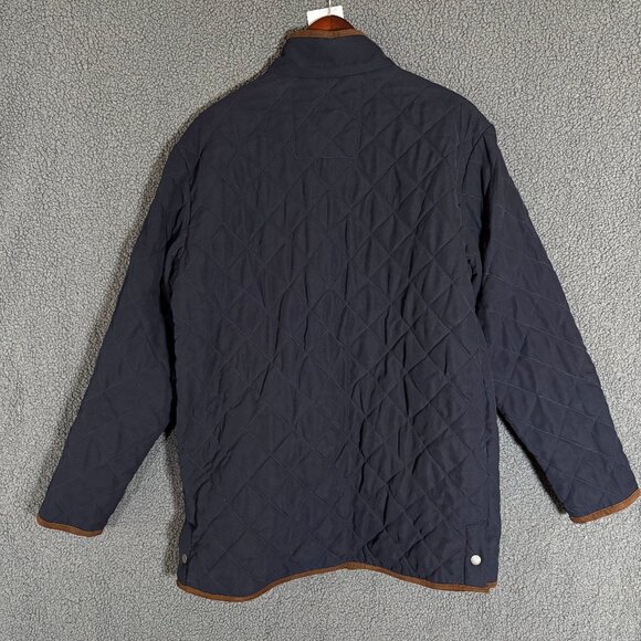 Peter Millar Full Zip Chesapeake Quilted Fleece Lined Suffolk Jacket - Men's M - Picture 4 of 9